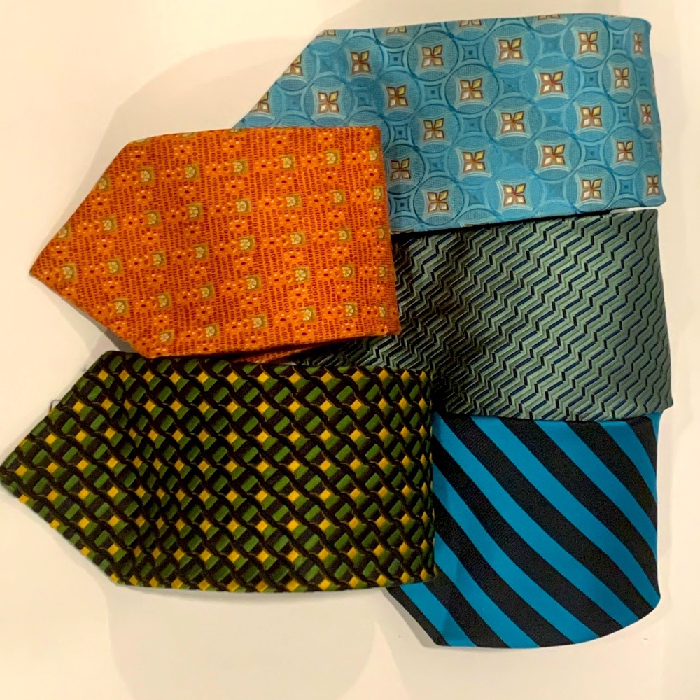 Luxury Ermenegildo Zegna  Five Tie Bundle